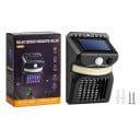 Lampe solaire LED anti-moustiques grille électrique UV capteur de mouvement lumière murale étanche noire pour usage extérieur 5