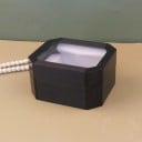 Presentask för klockor 11 × 9,5 × 6 cm Akrylask för klockor med lock presentförpackning för klockor eller smycken 9