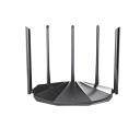 WiFi6 trådlös router AX1500 gigabit 2,4 GHz och 5 GHz beamforming teknologi svart router för hemnätverk och hög hastighet internet 1