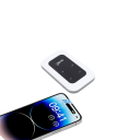 Bärbar 4G LTE WiFi hotspot-router 300 Mb/s 2100 mAh batteri IEEE 802.11 b/g/n vit mobil modem med SIM-kortplats för resor och internet 4