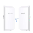 Tenda O1 Utomhus WiFi Router Kit 300 Mb/s 2,4 GHz 8 dBi Riktad Antenn IP65 Vit Trådlös CPE Bro för Nätverksöverföring Upp till 500 m 1
