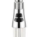 360° universell förlängare för kökskran med filter, perlator och sprutbubbler 145×50 mm silverfärg 3