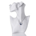 Ställ för halsband busta för smycken 29 × 19 × 10 cm plastställ för visning av kedjor och hängsmycken figur för smycken 1