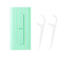 Ensemble de porte-fils dentaires 10 pcs étui compact 85×42 mm en plastique coloré pour l'hygiène et le nettoyage des espaces interdentaires 3