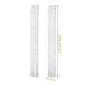 Bara de suport din plastic pentru plante cățărătoare 2 buc 60 × 10 cm albă pentru creșterea verticală a plantelor de interior și ghidarea tulpinilor 3