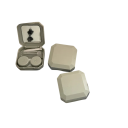 Fodral för kontaktlinser med spegel och tillbehör storlek 5,9 x 5,9 x 2 cm plastfärgat fodral för resor 4