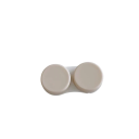 Étui à lentilles de contact en plastique compact uni avec marquage L et R pour un usage quotidien et un transport facile 5