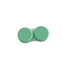 Étui à lentilles de contact en plastique compact uni avec marquage L et R pour un usage quotidien et un transport facile 12