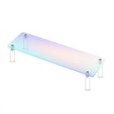 Akrylställ 1 nivå 40 × 8 × 5 cm rosa organiser för figurer parfymer smycken hylla för utställning av samlarobjekt 1