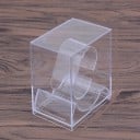 Plastlåda för klockor med genomskinligt lock ca 5,2 x 8,8 x 7,5 cm förvaring och ställning för klockor och smycken 2