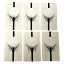 Gotiska tarotkort i skräckstil paket med 78 kort 10,3 x 6 cm illustrerade kort för tarotläsning och arbete med symbolik 4