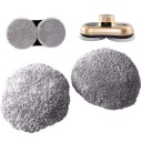 12.5 cm Grey Washable Mop Pads for HUTT DDC5 DDC55 Window Cleaning Robot Replacement Cloths 5