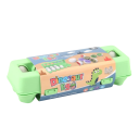 12 pcs Œufs de jeu avec des dinosaures 4,5 x 6 cm Jouet éducatif pour le tri Développement de la motricité et de la coordination main-œil Boîte 4