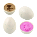 12 pcs Œufs de jeu avec des dinosaures 4,5 x 6 cm Jouet éducatif pour le tri Développement de la motricité et de la coordination main-œil Boîte 8