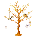 12 pièces de Bougeoirs en verre suspendus pour bougies chauffe-plat, diamètre 8 cm, supports décoratifs en verre transparent pour intérieur, réceptions et décoration de jardin 2