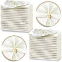 12 pz Tovaglioli in raso 30 x 30 cm Materiale lucido e delicato Tovaglioli in tessuto eleganti per matrimoni feste e apparecchiature 7