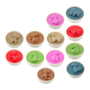 12 Stück Spiel-Eier mit Dinosauriern 4,5 x 6 cm Lernspielzeug zum Sortieren Entwicklung der Motorik und Koordination Hand-Auge Box 6