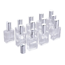 12 stuks Set glazen parfumflesjes met spray 15 ml met trechter en pipet navulbare flesjes voor het vullen van geuren 1