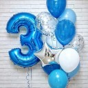 12 syntymäpäiväilmapallon setti 5