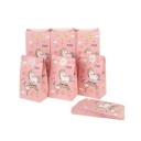 12 unidades de bolsas de papel rosa 12 x 8 x 22 cm con diseño de unicornio Bolsas de regalo de kraft para fiestas comida galletas dulces celebración infantil 3