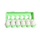 12 unidades de Huevos de Jugar con Dinosaurios 4,5 x 6 cm Juguete Educativo para Clasificación Desarrollo de la Motricidad y Coordinación Mano–Ojo Caja 2