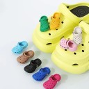 3D tillbehör för crocs mini crocsa 2–3 cm PVC olika färger med plugg för fäste dekoration för skor 1