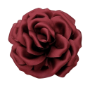 Látková brož květ 11 cm textilní klopový pin doplněk šperk na oblečení batoh kabelku elegantní módní dekorace 5