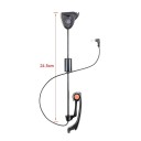 LED swingers set Hirisi 4 st längd 24,5 cm plasthuvud rostfri stång röd gul blå grön nappindikator för larm 3