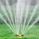 Set de irigație pentru grădină 360° cu furtun de 5 m și distribuitor cu 4 căi cu duze reglabile pentru irigare 6