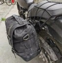 Vandtæt sidepose til motorcykel 40 × 15 × 30 cm sort taske til motorcykel uden stropper bageste sidebagage 3