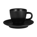 Keramischer Espresso-Becher mit Untertasse 80 ml kleiner Kaffeebecher für den Haus- und Bürogebrauch 7