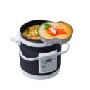 Multifunktionaler Reiskocher mit Display 1,2–1,6 l elektrischer schwarz-weißer Küchenkochtopf für Reis, Suppe und Brei 2