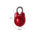 Cadenas à combinaison par mouvement 94 × 54 mm serrure de sécurité mécanique avec déverrouillage directionnel pour sac à dos valise armoire 2