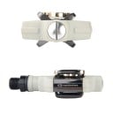 KEO Compatible Road Cycling Pedals with Cleats 34 × 28.5 mm Metal Construction with Spring Mechanism for Road Bikes 3