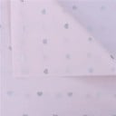 Set med 10 st ljusrosa transparentt presentpapper med färgglada hjärtan 50x70 cm ark dekorativt papper för inslagning av blommor 2