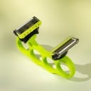 Manuel barbermaskine til barbering af hovedet med dobbelt hoved 9,5 cm plastdesign ergonomisk greb til barbering af hovedet 6