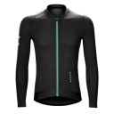 Cyklistisk sporttröja med lång ärm och dragkedja samt 3 bakfickor för cykling, sport och utomhusaktiviteter unisex 2