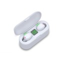 Trådlösa in-ear hörlurar med laddningsbox och powerbankfunktion 2000 mAh Bluetooth 5.0 Musik- och samtalskontroll Display på boxen 1