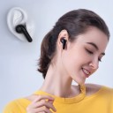 Trådlösa in-ear hörlurar med laddningsfodral Bluetooth 5.0 Batteritid 28 timmar Räckvidd 10 m Kontroll av samtal och musik Röstassistent Svart 2