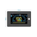 JKBMS 3,2 tum LCD-skärm för smart BMS övervakning av SOC, spänning och ström 100 x 62 x 12 mm kabel 500 mm svart för solenergilagring 2
