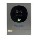 Solenergiväxlar MPPT 4200 W 24 V utgång 230 V AC laddning 120 A och PV-fält 6200 W spann 60-500 V DC färgdisplay grå för fotovoltaik 1