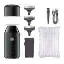 Elektrisk mini hårtrimmer VGR med klippeområde 0–3 mm trådløs barbermaskine USB-C opladning sort til skæg og konturering 4