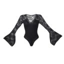 Body de encaje de mujer con mangas largas B812 1
