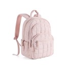 Skolryggsäck för flickor Quilted vattentålig ryggsäck för bärbar dator 15,6 tum Volym 25 l Polyester med vadderade remmar För skola 2