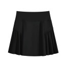 Damernas sportkjol med ficka och elastisk midja, andningsbar, utvidgad kjol i polyester och elastan för tennis och sportaktiviteter 1