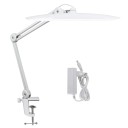 Salong LED-lampa 18 W med 117 dioder och 4 ljusstyrkor med arm 40 och 40 cm metall roterande med klämma för bordet för fransar och ögonbryn 2