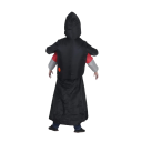 Halloweendräkt skelett med kåpa Utförande för vuxna 150–190 cm Endelad design med dragkedja Inbyggd fläkt För cosplay och filmning 2