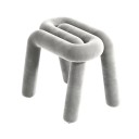 Repose-pieds tabouret et fauteuil en un Mobilier domestique Hauteur 43 cm et assise 30 cm Forme nouée sur quatre pieds 4