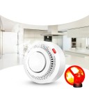 Chytrý WiFi detektor kouře s alarmem 85 dB a dosahem 20 m², fotoelektrický senzor, ABS plast, bílý, pro domácnost a kancelář 4