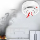 Chytrý WiFi detektor kouře s alarmem 85 dB a dosahem 20 m², fotoelektrický senzor, ABS plast, bílý, pro domácnost a kancelář 7